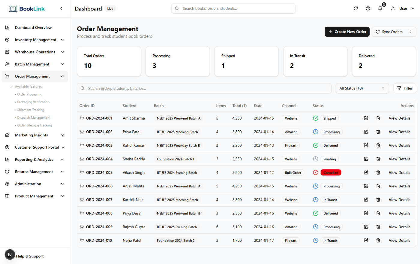 Integration Hub Interface